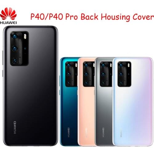 Huawei P40 Pro Back Battery Cover P 40 ANA-AN00 Rear Glass Door Panel Case For Huawei P40PRO ELS-AN00 Battery Cover Replacement