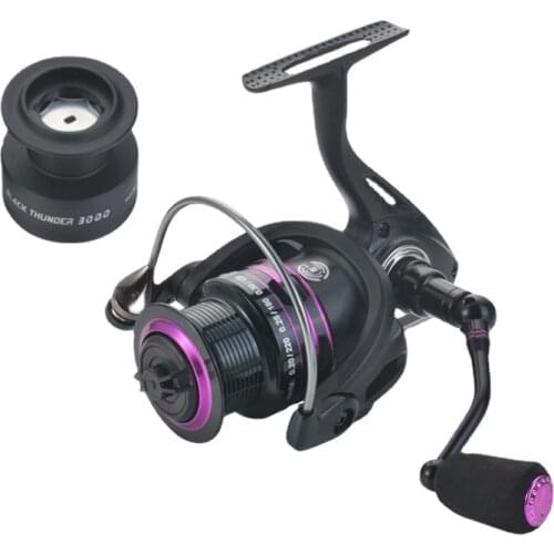 High Quality Fishing Reel Double Spool Metal Arm Carp Fishing Feeder Spinning Reel Carp Fishing Baitcasting Reel(Send Gift)