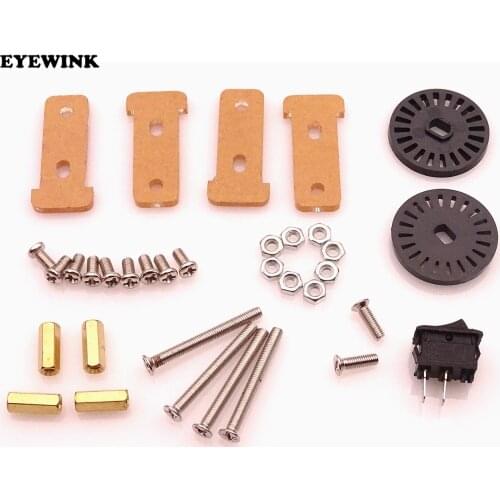 Smart Robot Car Chassis Kit Speed Encoder Battery Box 2WD kit Smart Robat Car M3 Fastene