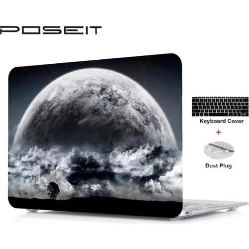 2020 New For Apple Macbook Touch Bar Air Pro Retina 11 12 13 15 16 inch Hard Case Cover Laptop Shell+Keyboard Cover+Dust Plugs
