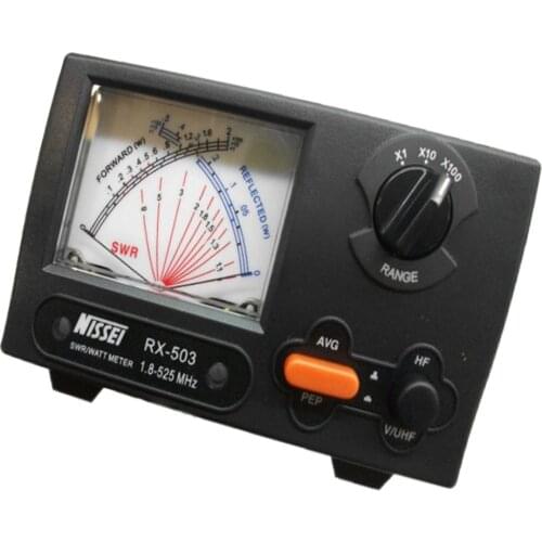 Original NISSEI RX-503 SWR/Watt Meter 1.8-525MHz 2/20/200W for Two-way Radio Watt meter for walkie talkie Accessories