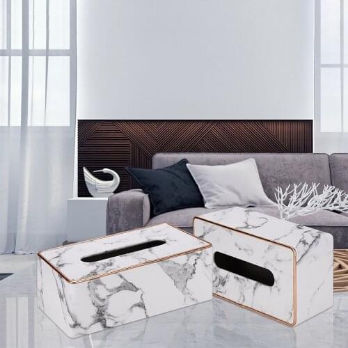 Rectangle Paper Tissue Box Chinese Style Fashion Luxury Tissue Storage Living Room Dining Room Bedroom Kitchen Towel Container