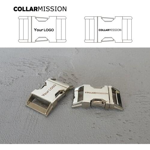 Engraved buckle, We provide laser engraving service customize LOGO 25mm 4 Colours