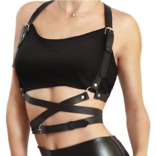 New Style BDSM Women Leather Lingirie Cute Underwear Belt Erotic Harness Sex Toys For Adult Games Outfit Bra sex furniture