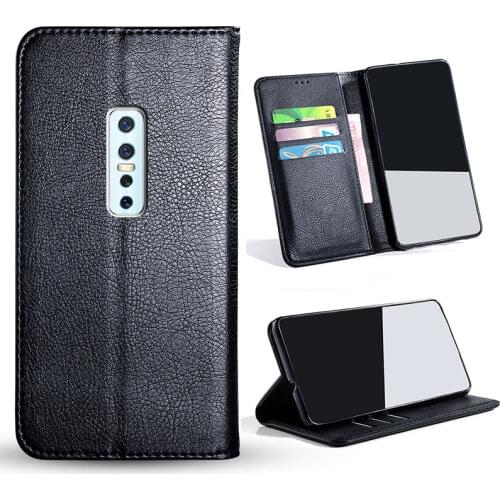 Luxury Leather Case For VIVO V17 Pro 6.44inch PU Leather Case for VIVO V17 Pro with inside TPU cover Material No Magnet coque