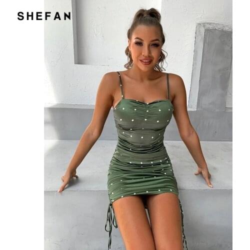 Летние платья в горошек Shefan China At AliExpress