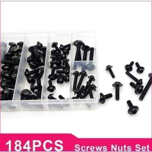 Universal motorcycle fastener clamp screw nut set for Bmw G310Gs G310R G650Gs Gs1200 F800Gs K75 K100 K1600 K1200Lt