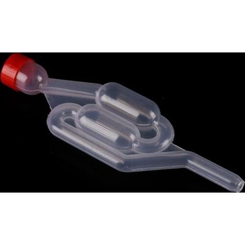 Water Seal Exhaust One Way Home Brew Wine Fermentation Airlock Sealed Plastic Air Lock Check Valve Water Sealed Valves Supplies