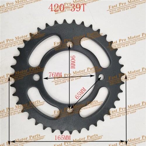 Rear Sprocket 420 39 Tooth Chain For Chinese ATV Quad Pit Dirt Bike Motorcycle Motor Moped
