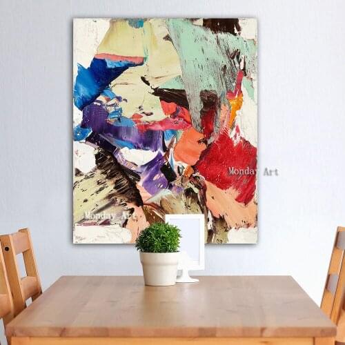 Abstract Oil Painting handpainted Canvas Paintings Wall Pictures for Living Room restaurant dining room wall decor Home Decor