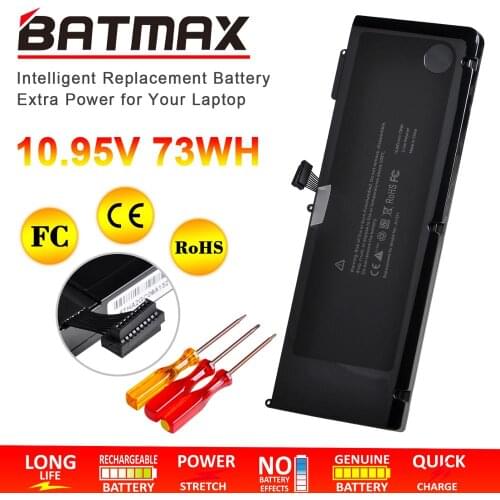 New 10.95V 73Wh A1321 Laptop Battery for MacBook Pro 15 inch A1286 (only for 2009 2010 Version),fit MB985 MB986J/A MC118 MB986