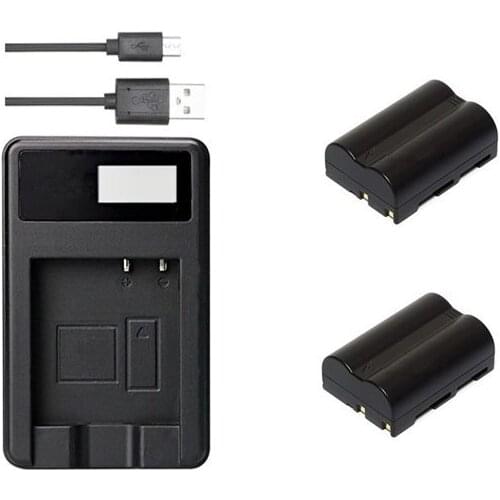 EN-EL3, EN-EL3A ENEL3, ENEL3A Camera Battery+USB Charger for Nikon D100,D70, D70 Outfit, D70s Set, D50 Set ,D100 SLR, D70 SLR