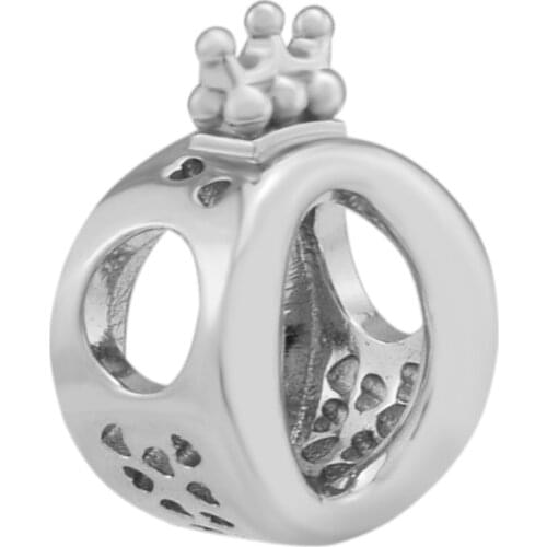 CKK Silver 925 Jewelry Fits Pandora Bracelets Crown O Charm Fashion Beads Original Sterling Silver Making