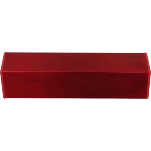 Wood Hand Shaker Percussion Instrument Sand Shaker Beads Music Red