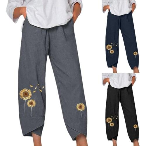 ISHINE Women's Cropped Trousers