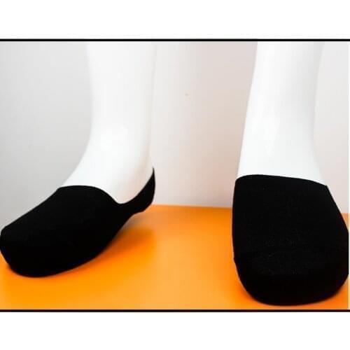 Plus size Mens sock slippers cotton Invisible No show Boat Socks Summer autumn Fashion Male by EU41-44 Varetta - Turkey