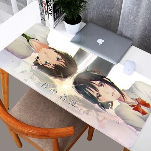 Your Name 2mm Thickness Soft Gaming Mat Keyboard Mouse Pad Non Slip Large Size 300mm*800mm Durable Washable Rubber Mousepad