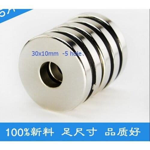 Neodymium magnet D30*10 mm with 6mm holeNdFeB Magnet 30x10 Neodymium magnet D30x10mm rare earth NdFeB magnet 30*10