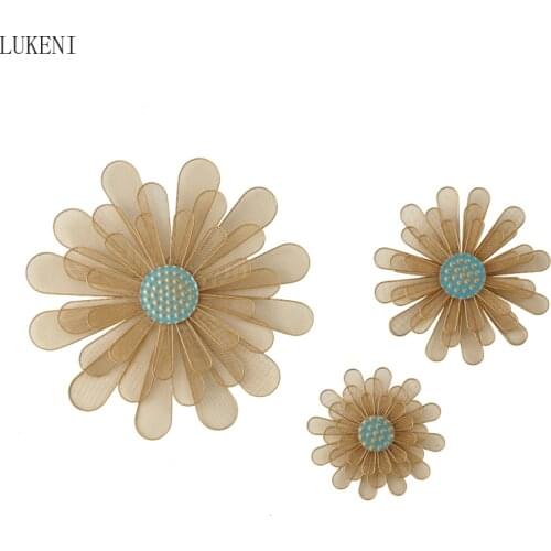 New Chinese Metal Wall Decoration Home Living Room Bedroom Background Wall Flower Decoration Porch Wall Iron Pendant