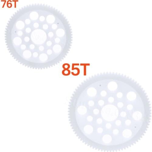 76T 85T 48P Plastic Spur Gear for 1/10 RC Cars Models Xray T4 3Racing Sakura Spare Parts