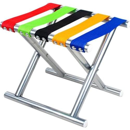 Collapsible Camping Seats Hiking Stool Portable Lightweight Folding Stool Outdoor Camping Fishing Barbecue Travel Chair