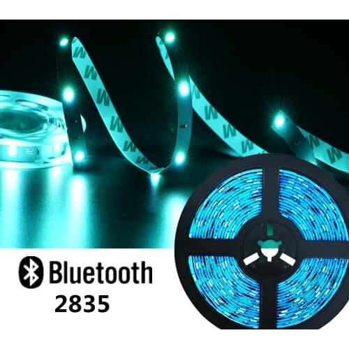 LED Strip Lights SMD 2835 Flexible Waterproof Tape Diode 5M 10M 15M 20M Remote Control Adapter Color Changing Neon Bluetooth DC