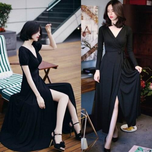 Черные летние платья VOGLUSTRE China At AliExpress