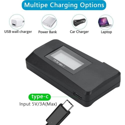 YX for DJI Mavic Mini 2 QC3.0 Fast Charger Battery USB Charging ,With TYPE C Cable , charger For Mavic Mini 2 Drone Accessories