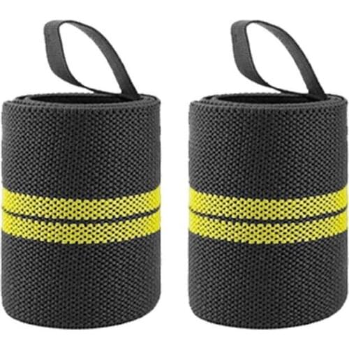 1 Pair Wristband Wrist Wraps Elastic Breathable Adjustable Weight Lifting Powerlifting Gloves Bandage Wrist Support Gym Sports