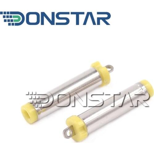 10pcs Male Tuning Fork Connector 4.0*1.7mm 4.0x1.7mm 4.0*1.7 mm 4*1.7mm Yellow DIY DC Power plug For welding