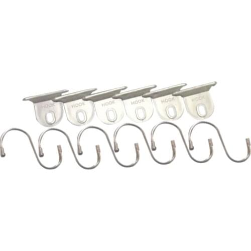 6pcs for Caravan Awning Hanger hook Clothes Hook for RV Awings Camper Outdoor Hook Camper Clothes Hook Awning Shoes Hat Hooks