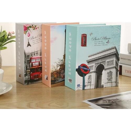 6 inch 100 Pages Picture Photo Album Card Book Case Scrapbook Paper Kids Birthday Student Gifts Wedding Memory Book Photo Album