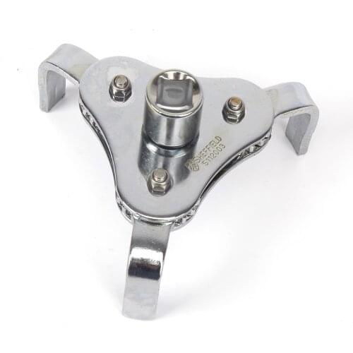 Dual purpose three claw flat foot automobile filter wrench mobile phone oil lattice wrench hardware tools