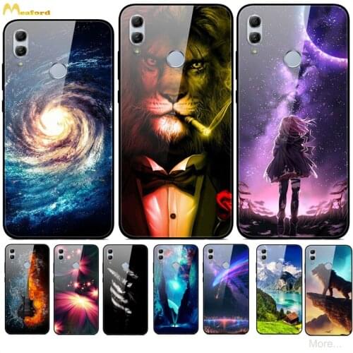 Honor 10 lite Case For Honor 10 Cover Tempered Glass Funda For Huawei Honor 10 lite Phone Case On Honor10 10lite Cover TPU Shell