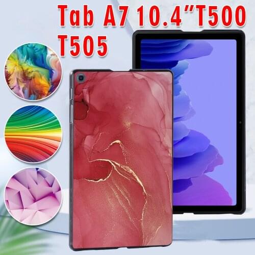 Tablet Case for Samsung Galaxy Tab A7 10.4" 2020 Plastic Durable Slim Tablet Hard Shell Protective Cover for SM-T500 SM-T505