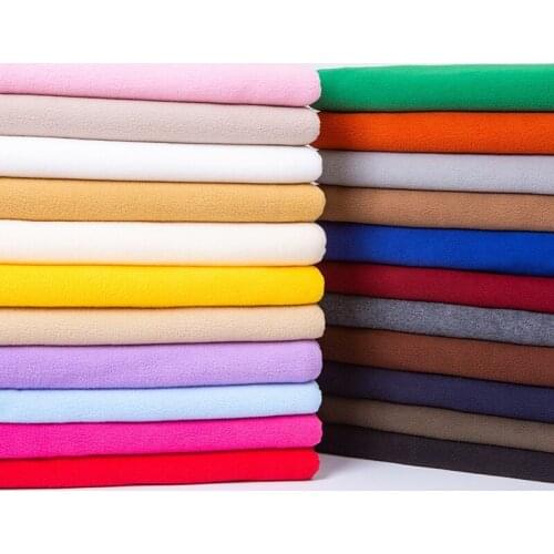 Polar Fleece Fabric Fleece For Doll DIY Thick Short Plush Coral Fleece Lining Suitable For Autumn and Winter Jackets TJ4327