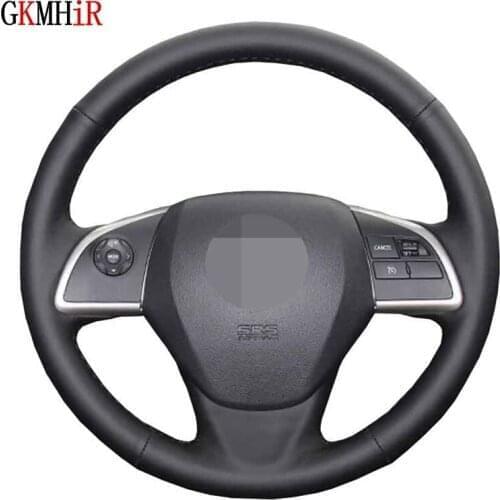 Artificial Leather Car Steering Wheel Cover For Mitsubishi Outlander Mirage ASX 2012-2019 Eclipse Cross 2017-2019 L200 2015-2017