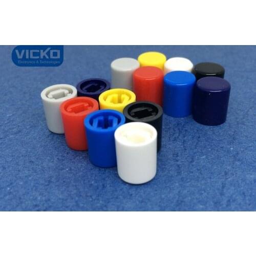 [YK] 21 Pcs Tactile Push Button Switch Cap,Push switch button Cap for uni-directional push-button switch