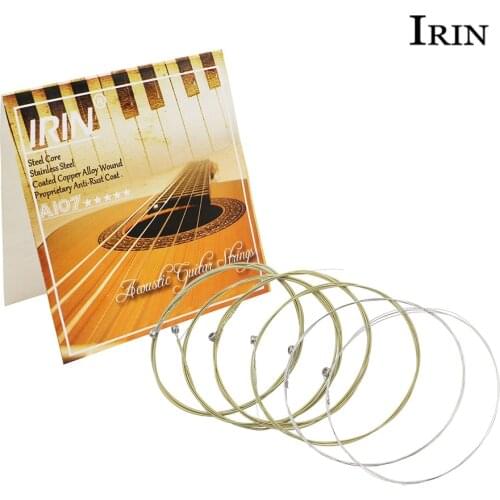 Acoustic Acoustic Guitar Strings Complete Set of 6 (.011-.052) Steel Core Copper Alloy Wound And End Ball Medium Tension