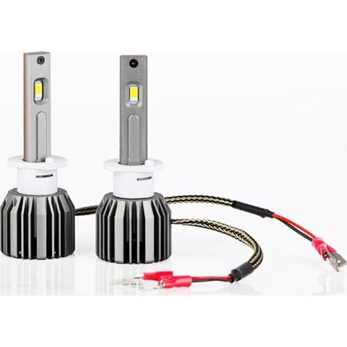 Mini CSP H1 LED Car Headlight Bulb 12v 6000k White CanBus Ready LED H7 CanBus Bulb Headlamp Kit 80w 16000Lm