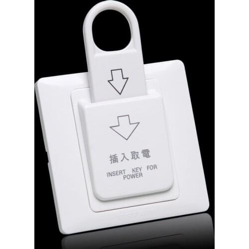 Switches Interruptor De Luz Newest Magnetic Card Switch 220v/16a ,energy Saving Switch,insert Key for Power,without Time Delay