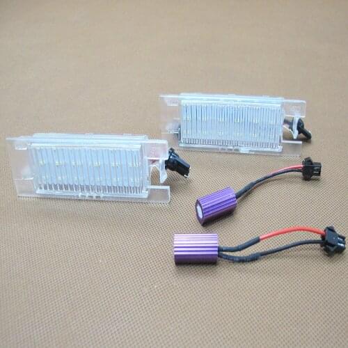 Car License Number Plate Lamp For Buick Excelle Regal Verano For Opel Insignia For Chevrolet Vectra Malibu Illuminating Light