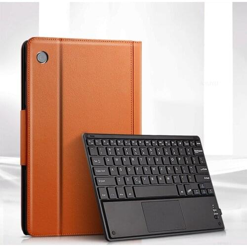 Luxury Magnetic Shell for Huawei MatePad T10S AGS3-L09 AGS3-W09 10.1 T10 AGR-W09 L09 Bluetooth Touchpad Keyboard Case Funda+Film