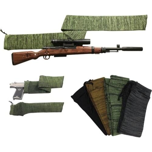 Tactical 36cm 140cm 54'' Gun Sock Rifle Pistol Silicone Airsoft CS Handgun Bag Moistureproof Storage Holster Hunting Accessories