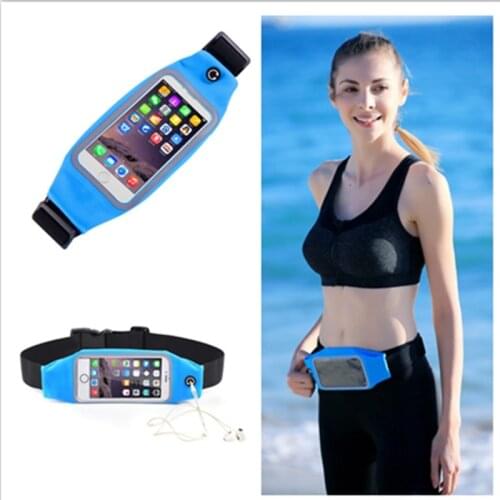 Sports Running Waist Bag Gym Waist Holder Cover Outdoor Jogging Belt Waterproof Phone Bag Case for IPhone Samsung Huawei