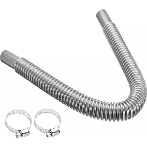 100-300CM Air Parking Heater Stainless Steel Bellows Exhaust Pipe Tube Gas Vent For Air Diesels Parking Tank Car Heaters Parts