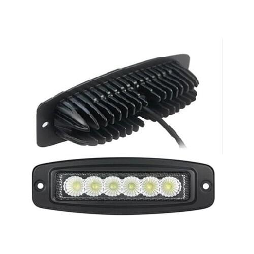 2pcs 6.5 Inch 18W LED Work Light for Indicators Motorcycle Driving Offroad Boat Car Tractor Truck 4x4 SUV ATV 12V