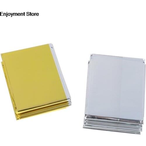 Outdoor camping equipment Emergency Cold-proof Waterproof Blanket Tent Survival Rescue Camping Shelter 140 x 210cm