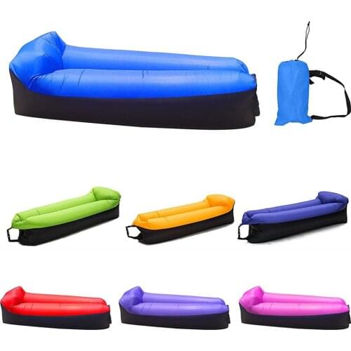 Ultralight sleeping bag Camping Lazy bag Fast Infaltable Air Sofa Bed Sleeping Bag ultralight inflatable sofa Beach Sofa Lazybag