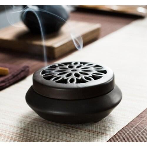 Dining Living Room Vertical Incense Burner Ceramic Creative Line Fragrance Incense Burner Home Office Ornaments Deocr